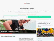 Tablet Screenshot of hetklaverblad.nl